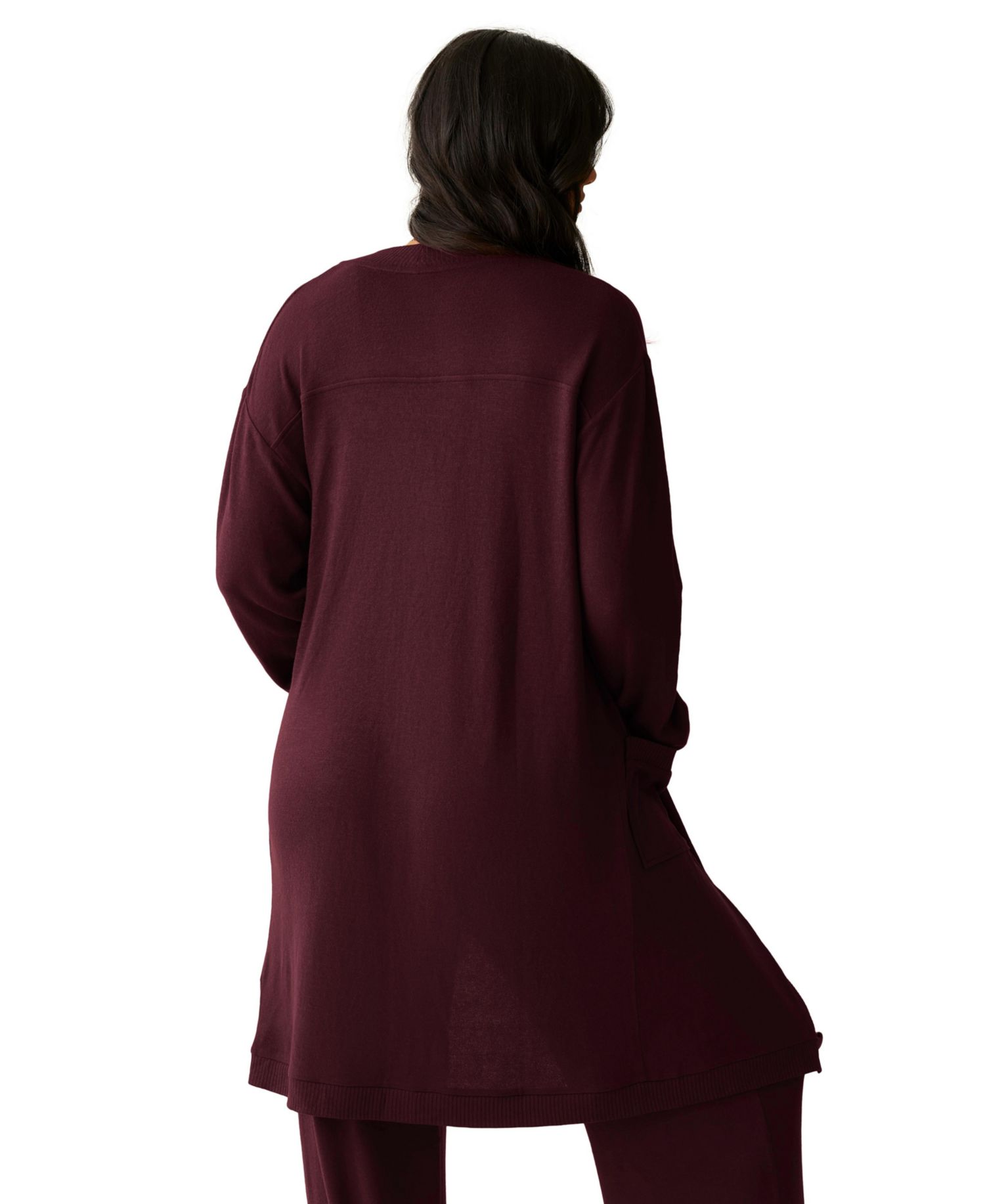 Maternity CozyKnit Long Cardigan