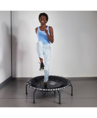 370 Home Gym 39" Heavy Duty Fitness Trampoline with 4-In-1 DVD, Black