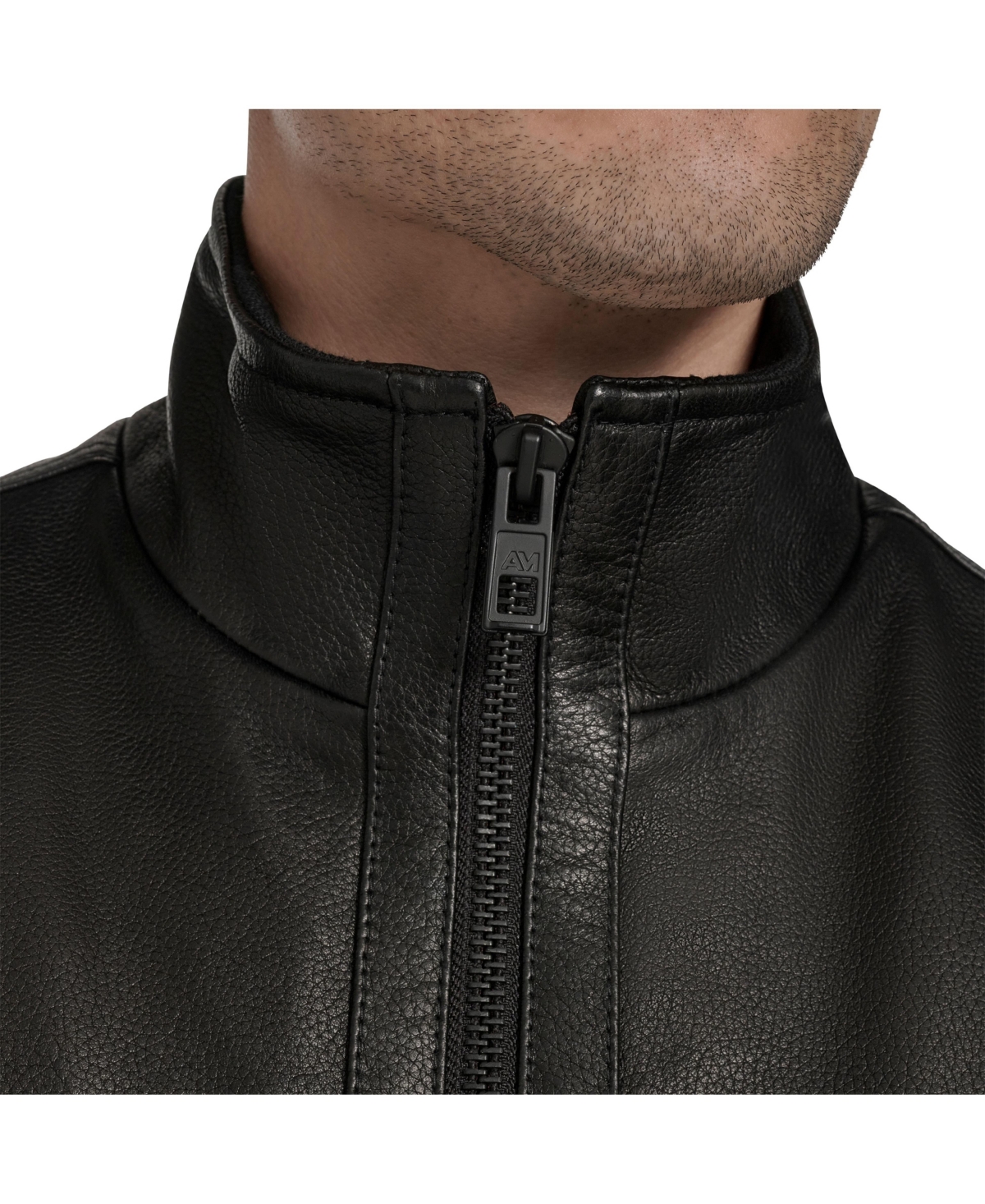 Andrew Marc Black Label Men's Skeld Leather Jacket