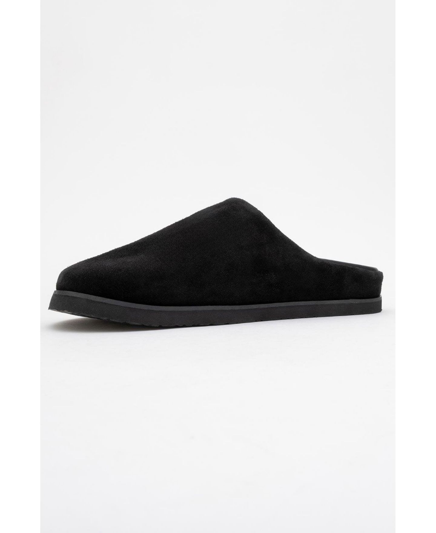 Женские сандалии Forever & Always Shoes Space Leather Slide Sandal (Women), цвет: Чёрный кожаный — фото 6
