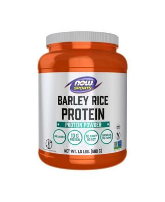 NOW Foods Barley Rice Protein Powder Unflavored, 1.5 Lbs - Macy's