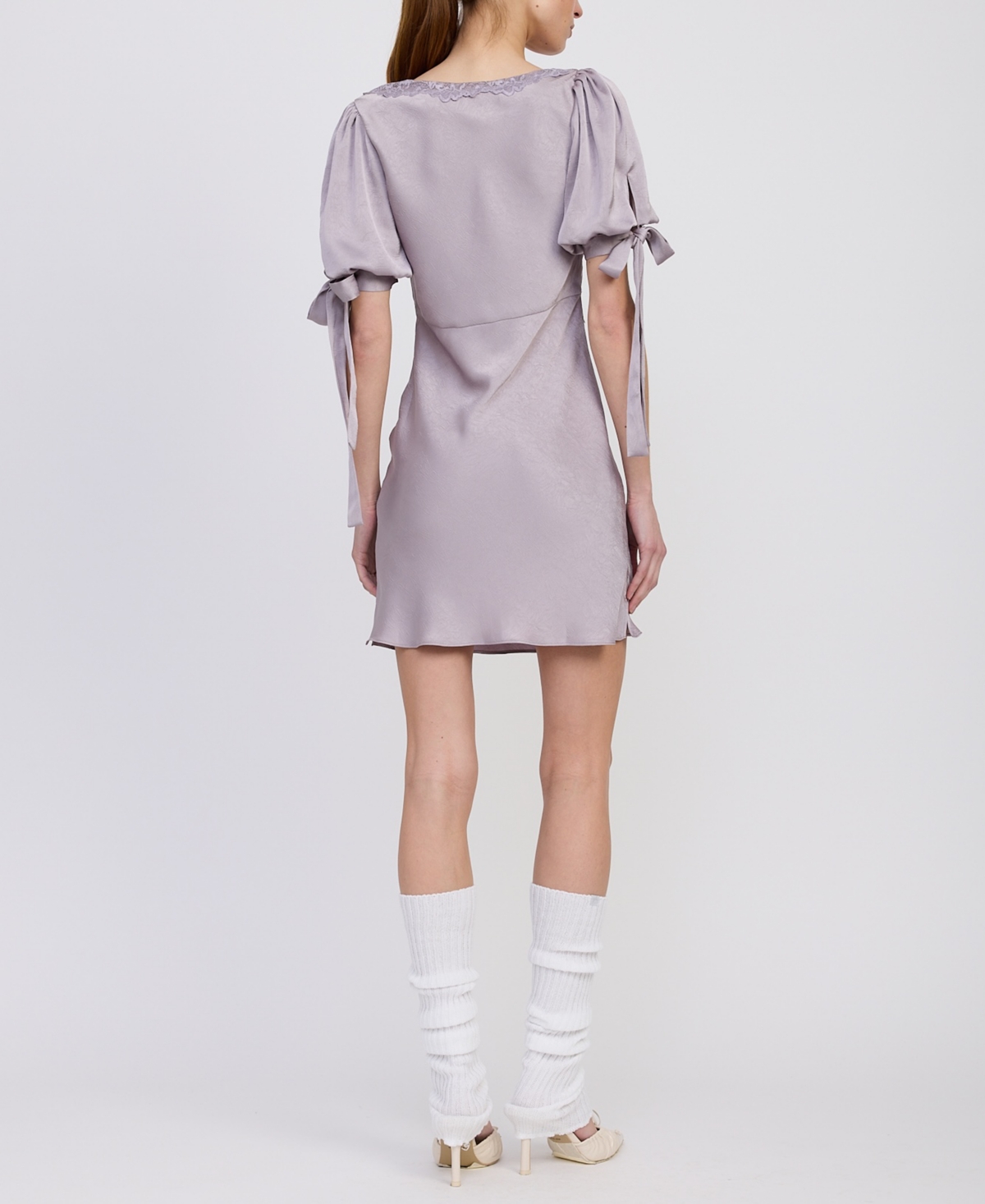 En Saison Women's Aracella Scoop Neck A-line Mini Dress In Purple