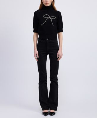 Women's Merrill Bow Short Sleeve Sweater