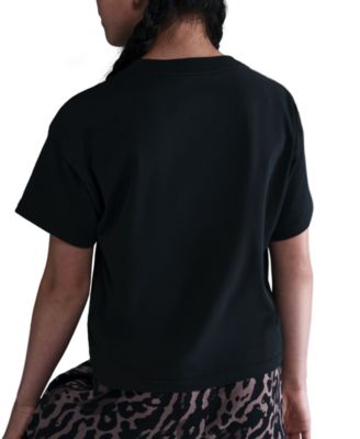 Girls' 8-18 Boxy Animal-Print T-Shirt