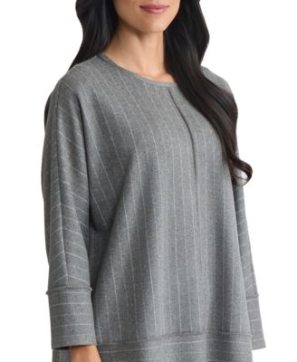 Petite Long Sleeve Crew Neck Top