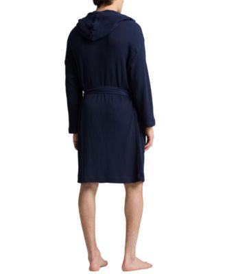 Men's Thermal Hooded Robe with Belt