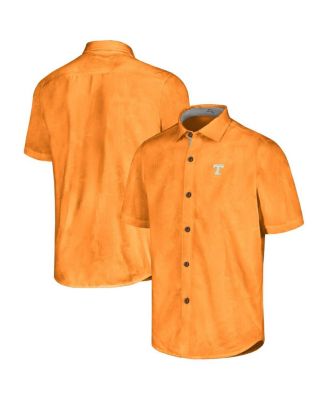 Tommy Bahama - Men's Tennessee Orange Tennessee Volunteers Sport Coconut Point Palm Vista IslandZone Button-Up Shirt