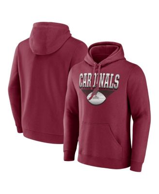 Fanatics - Men's Cardinal Arizona Cardinals Geometric Chrome Pullover Hoodie