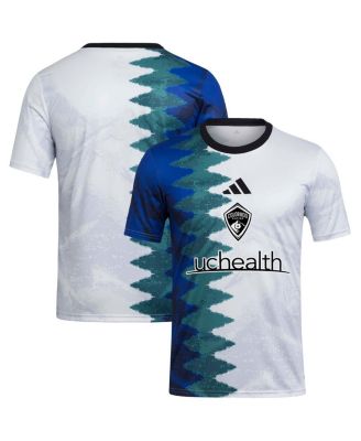 Men's White Colorado Rapids 2025 Gaming AEROREADY Pre-Match Jersey