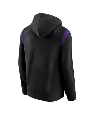 Men's Black Sacramento Kings Scorer Pullover Hoodie