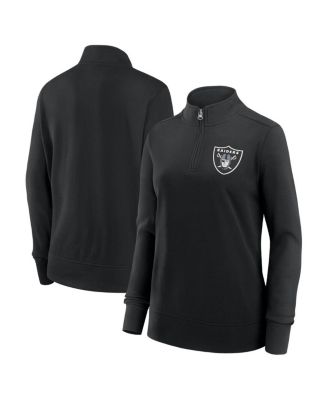 Logo Athletic - Women's Black Las Vegas Raiders Velocity Quarter-Zip Jacket