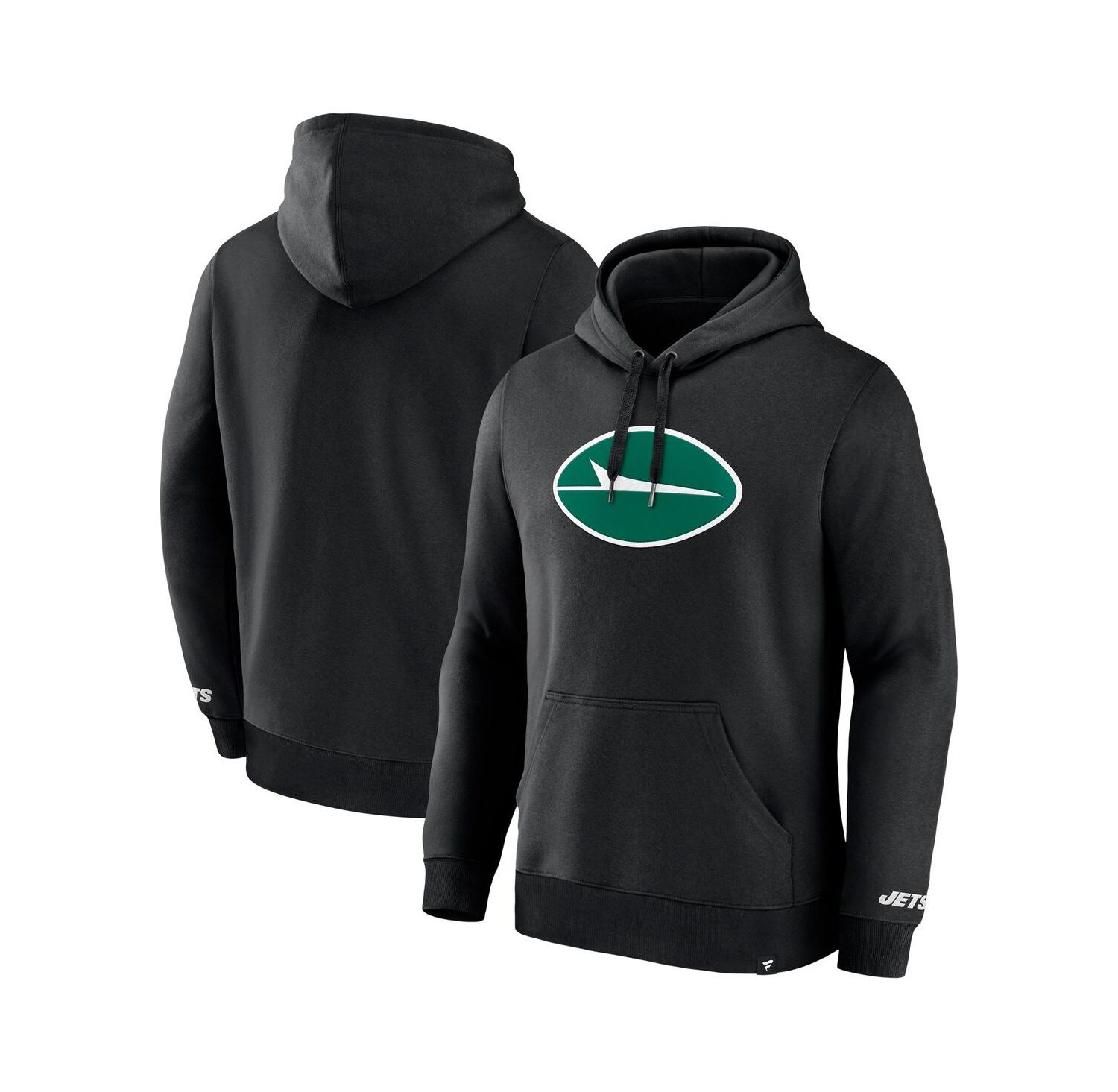 Men's Black New York Jets Legacy Fleece Pullover Hoodie