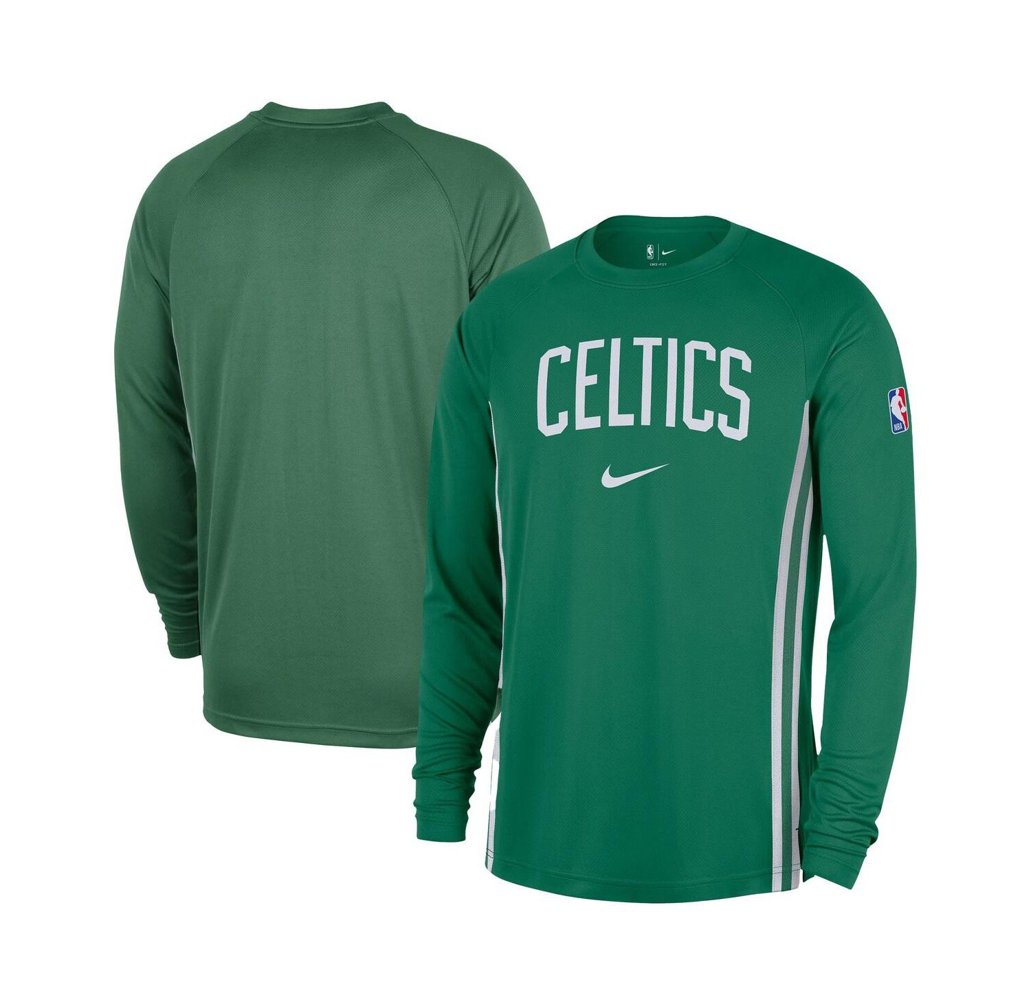 Men's Kelly Green Boston Celtics 2025/26 Authentic Pre-Game Legend Dri-FIT Long Sleeve Shooting Shirt