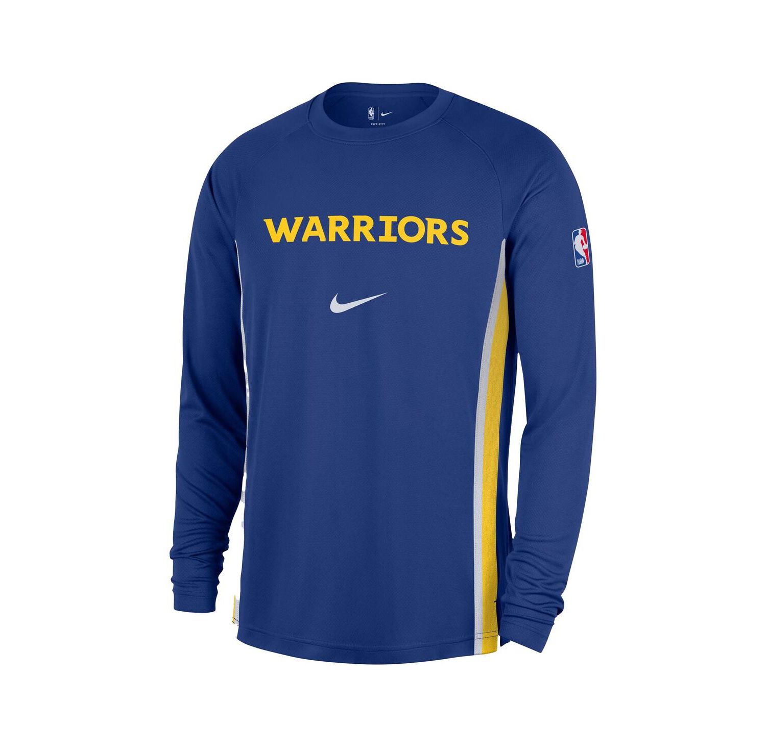 Men's Royal Golden State Warriors 2025/26 Authentic Pre-Game Legend Dri-FIT Long Sleeve Shooting Shirt
