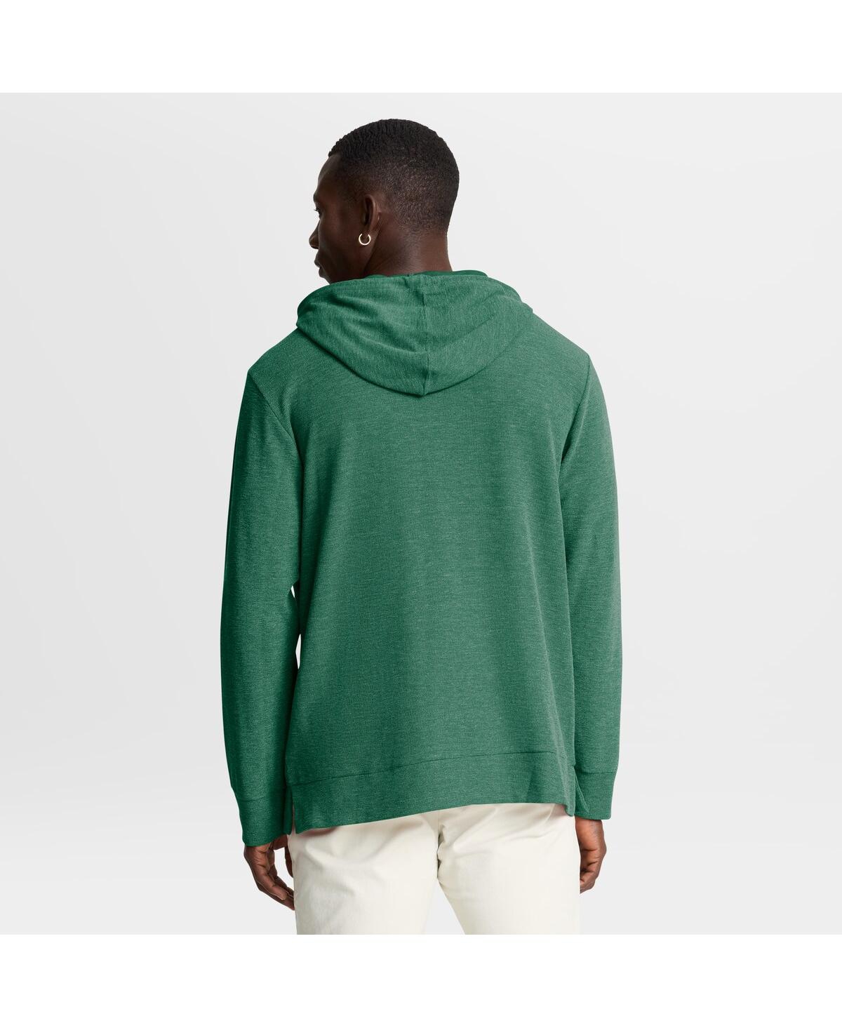 Fanatics Men's Green Notre Dame Fighting Irish Hometown Premium Huddle Up Long Sleeve Hoodie T-Shirt