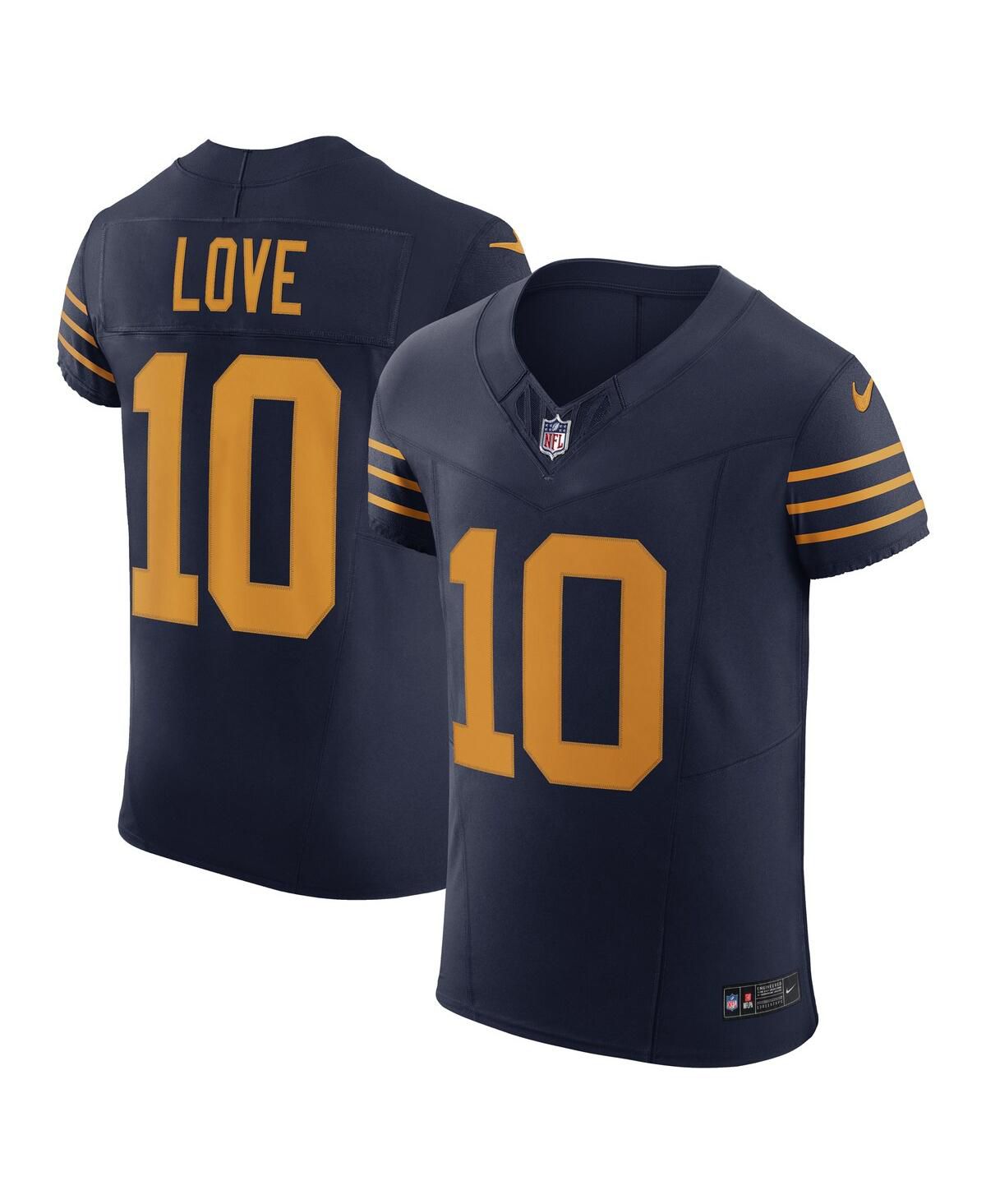 Мужская футболка Love Navy Green Bay Packers 1923 года выпуска, классическая футболка Vapor F.U.S.E. Elite