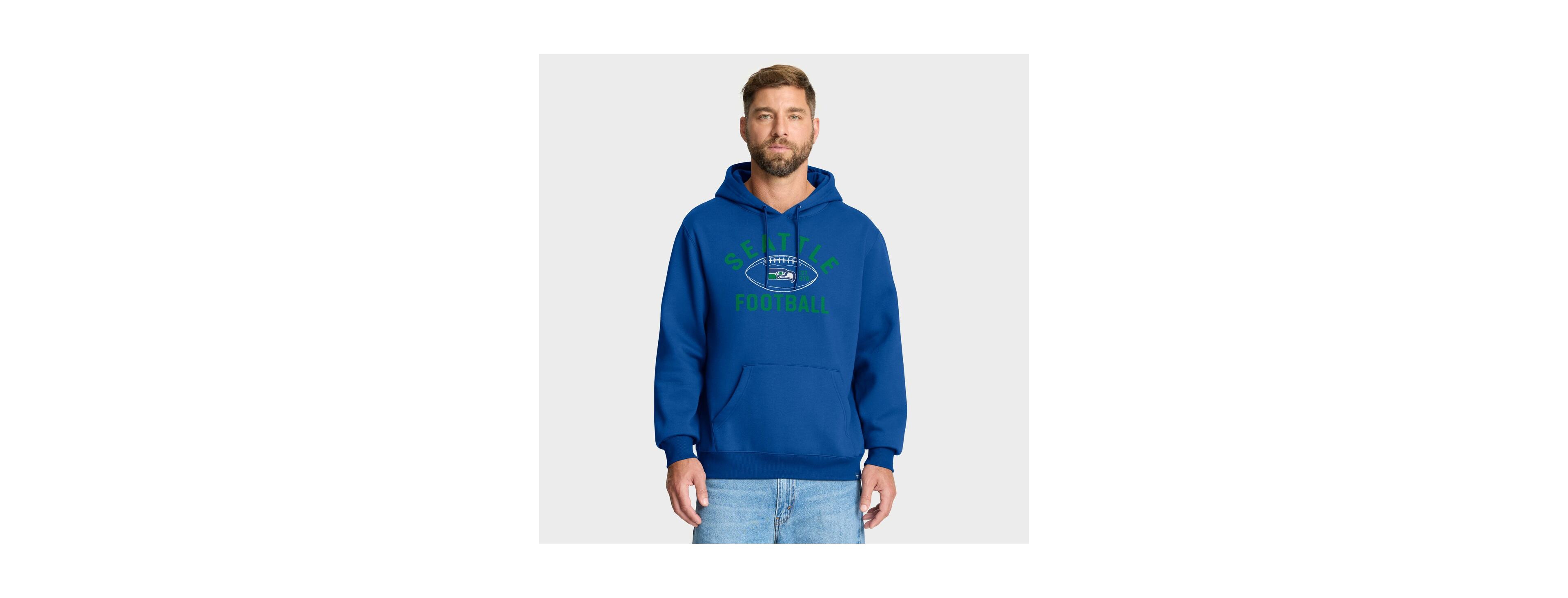 Fanatics Men's Royal Seattle Seahawks Fumblerooski Legacy Pullover Hoodie