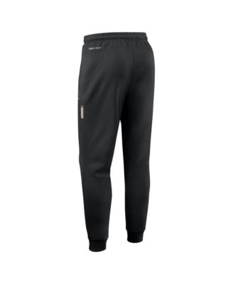 Men's Black LSU Tigers 2025 Sideline Standard Issue Dri-FIT Taper Pants