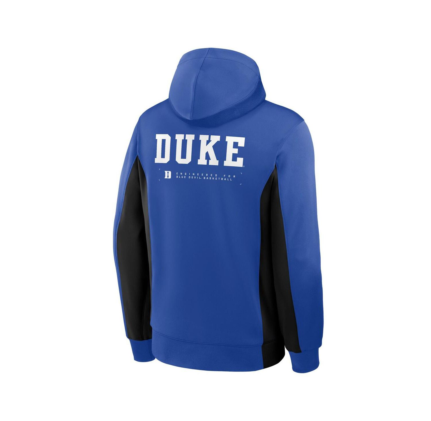 Men's Royal/Black Duke Blue Devils Dri-FIT Game Full-Zip Hoodie Jacket