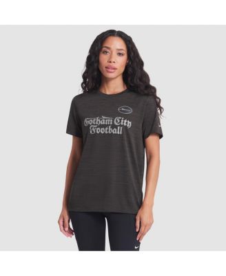 Nike - Women's Black New York Jets 2025 Rivalries Collection Sideline Velocity Dri-FIT T-Shirt