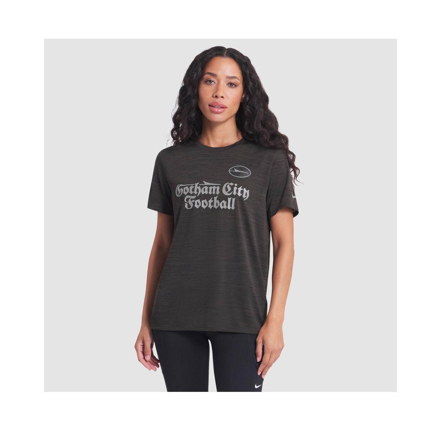 Women's Black New York Jets 2025 Rivalries Collection Sideline Velocity Dri-FIT T-Shirt