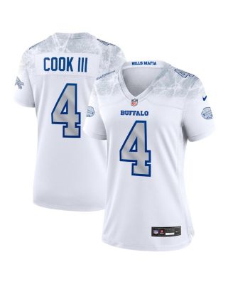 Women's James Cook III&nbsp;White Buffalo Bills 2025 Rivalries Collection Game Jersey