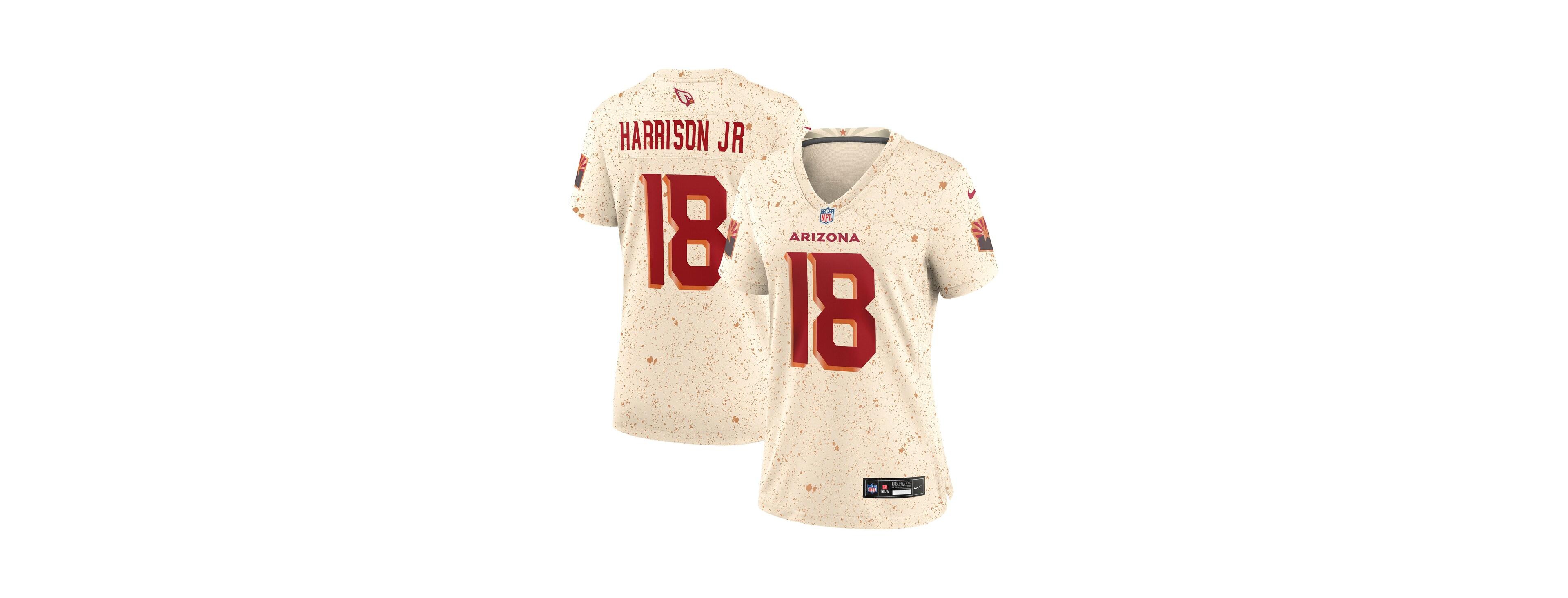 Nike Women's Marvin Harrison Jr. Natural Arizona Cardinals 2025 Rivalries Collection Game Jersey