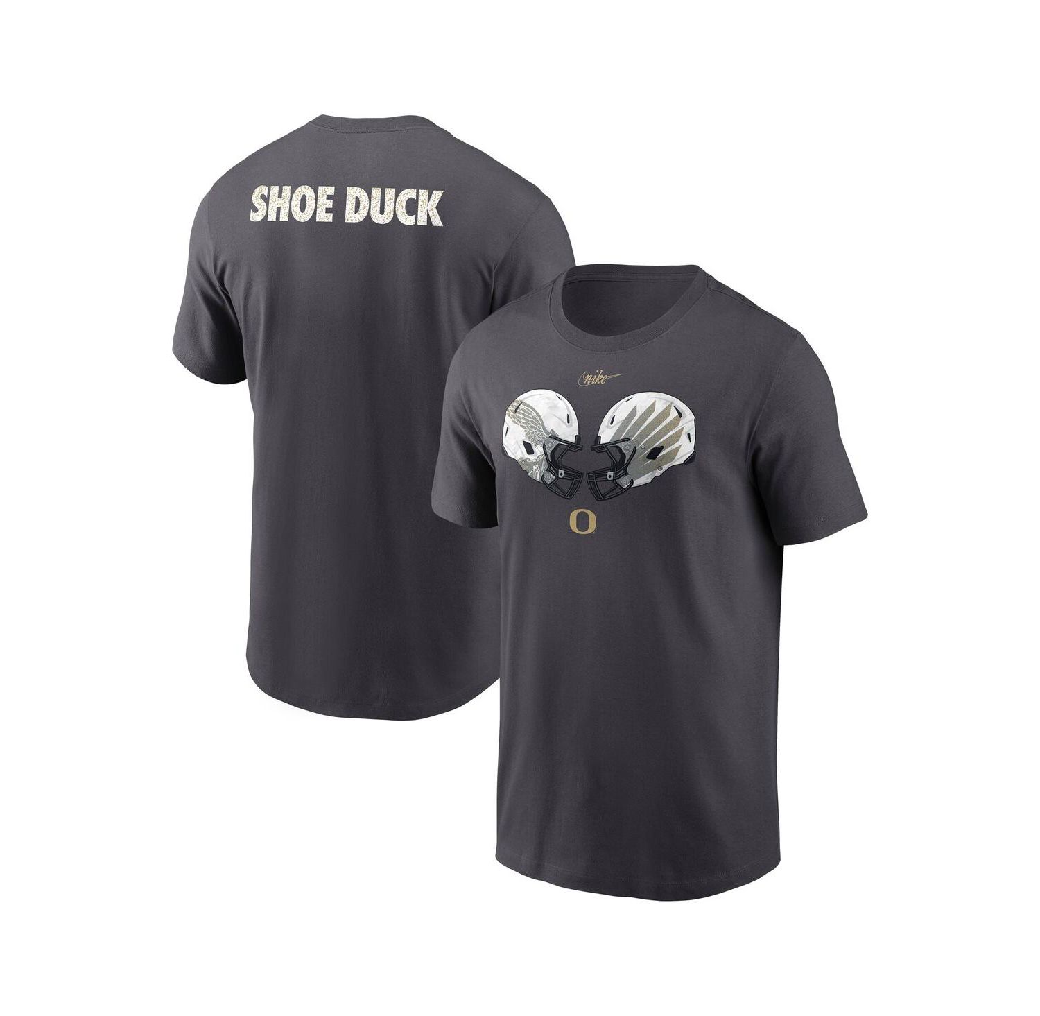 Men's Anthracite Oregon Ducks Shoe Duck Unstoppable Force Dri-FIT T-Shirt