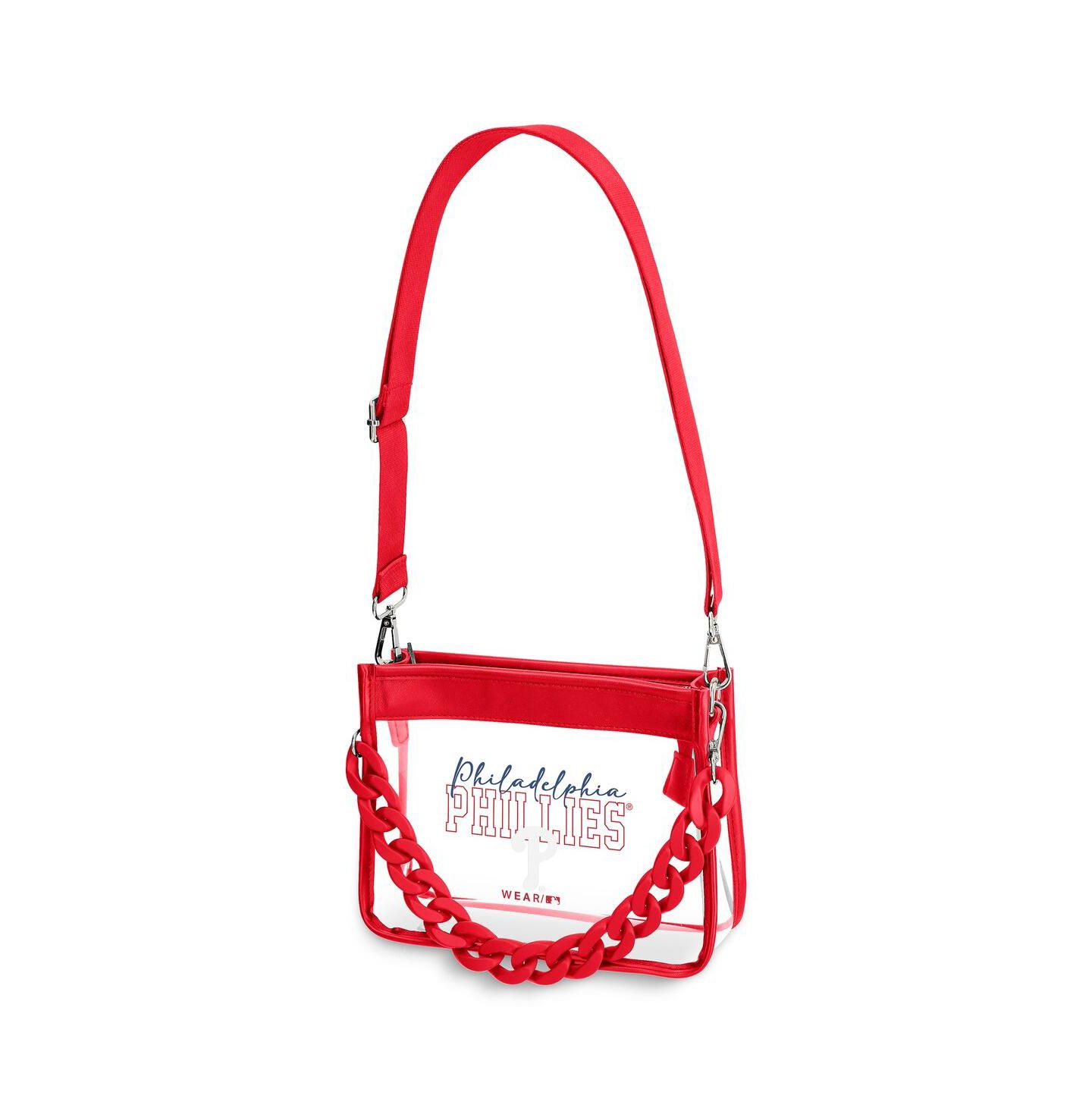 Женская сумка WEAR by Erin Andrews Philadelphia Phillies Plastic Chain Mini Crossbody — фото 1