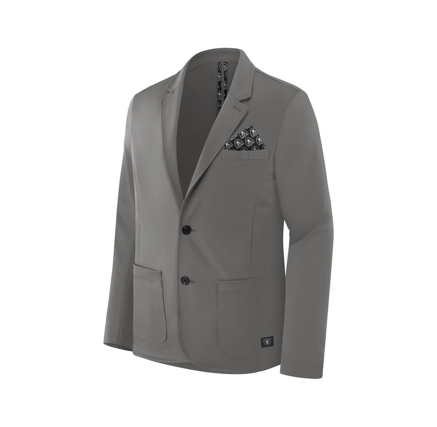 Men's Graphite Las Vegas Raiders Man-In-Motion Blazer