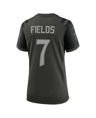 Women's Justin Fields&nbsp;Gotham Green New York Jets 2025 Rivalries Collection Game Jersey