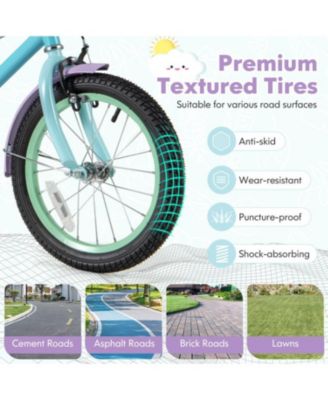 16 Inch Kids Bike with Adjustable Handlebar and Saddle