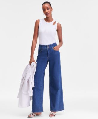 Women's Embellished Cutout Sleeveless Top, Macy's Exclusive