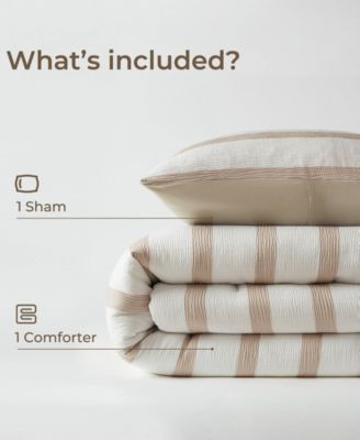 Merritt Yarn-Dyed Striped 2-Pc. Comforter Set, Twin/Twin XL