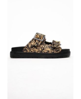 Milana Leather Double Strap Sandal (Women)