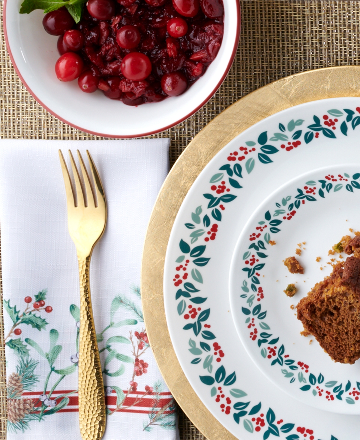 Corelle Be Merry 18-Pc. Dinnerware Set, Service For 6