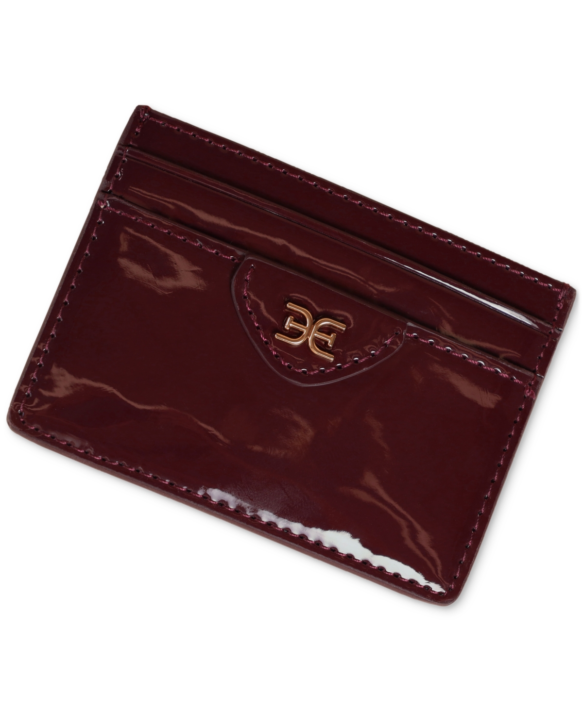 Sam Edelman Holiday 5-slot Card Case In Burgundy