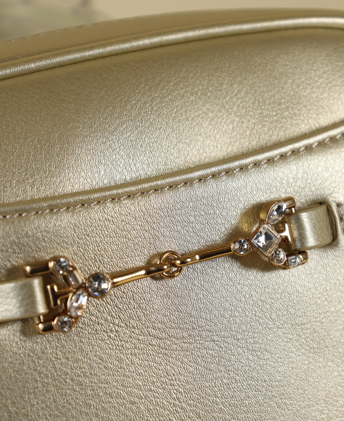 Sam Edelman Holiday Lora Back Pocket Crossbody Bag In Gold