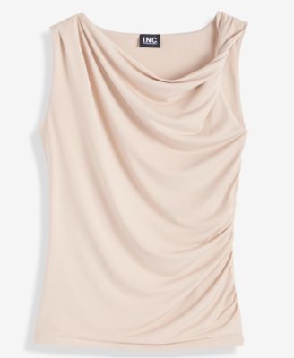 Women's Ruched Sleeveless Twist Top, Macy's Exclusive