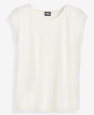 Women's Ruched-Shoulder Cap-Sleeve Top, Macy's Exclusive