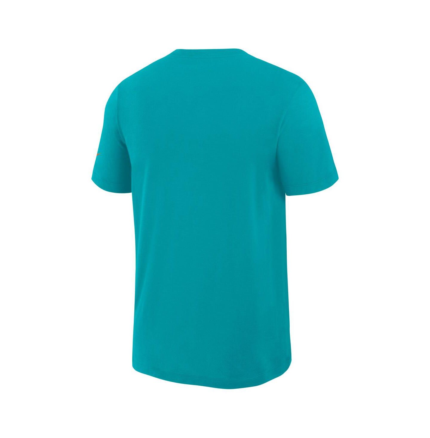 Мужская футболка Nike Turbo green Miami Dolphins 2025 Rivalries Collection Slub Dri-FIT — фото 3