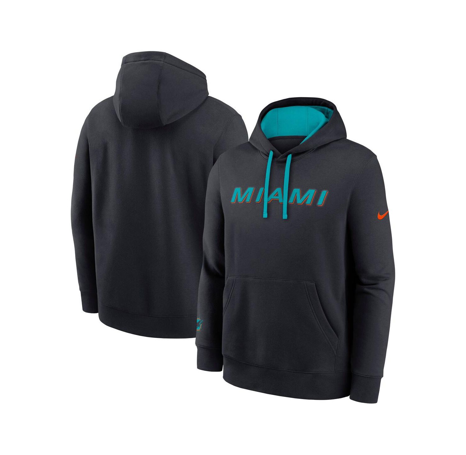 Men's Pitch Blue Miami Dolphins 2025 Rivalries Collection Club Hoodie