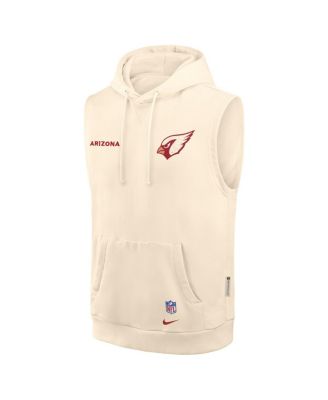 Men's Natural Arizona Cardinals 2025 Rivalries Collection Standard Issue Sideline Dri-FIT Sleeveless Hoodie
