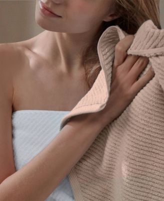 Diagonal Ribbed Cotton 6-Pc. Towel Set