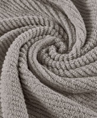 Diagonal Ribbed Cotton 6-Pc. Towel Set