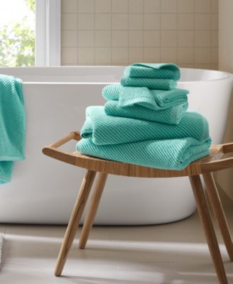 Diagonal Ribbed Cotton 6-Pc. Towel Set