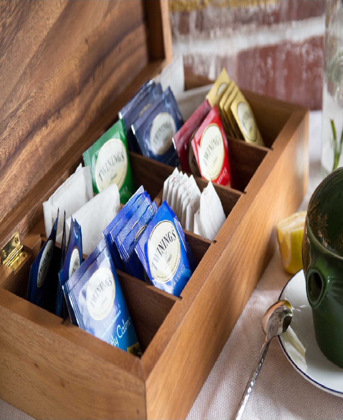 Ironwood Acacia Rectangular Tea Box