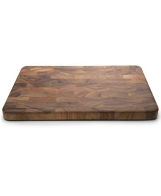 Acacia Large End Grain Prep Station Cutting Board