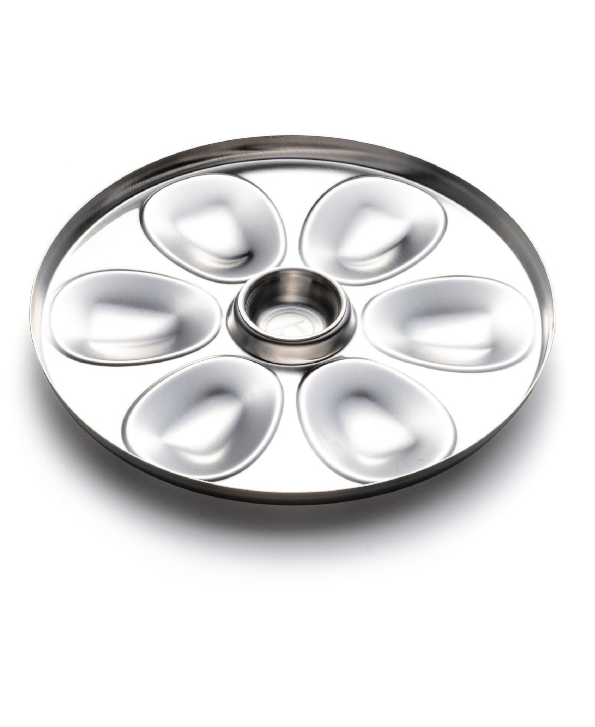 Outset Stainless Steel Round Oyster Plate