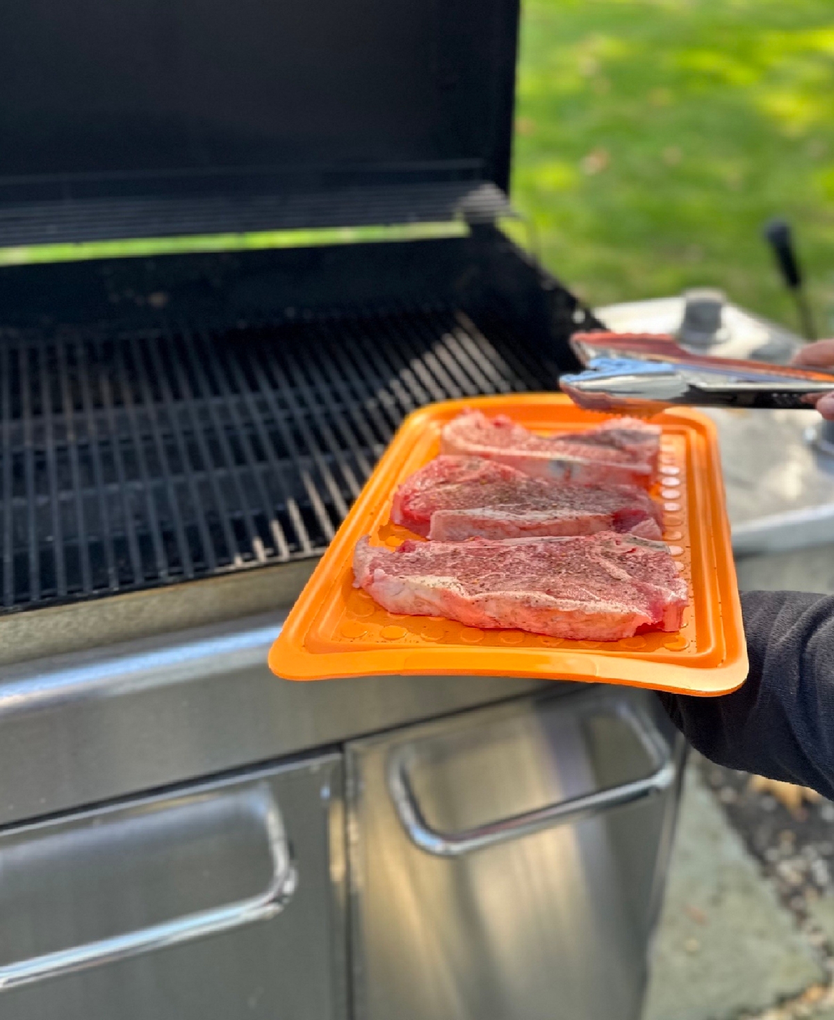 Outset Large Prep Trays, Set Of 2 In Gray